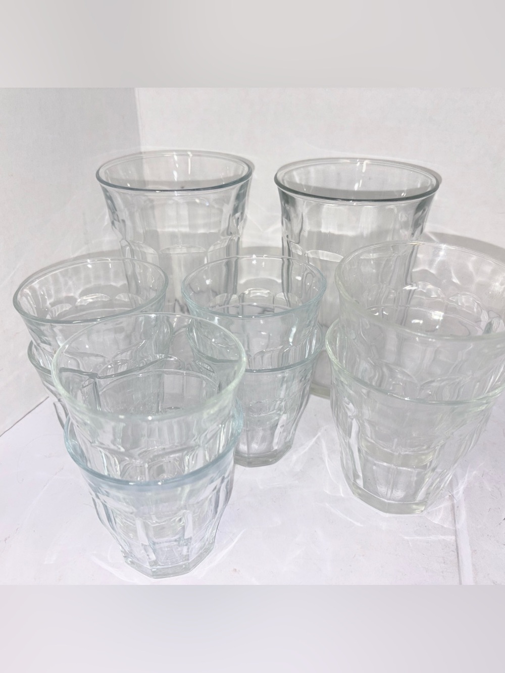 Vintage Duralex French Drinking Glasses